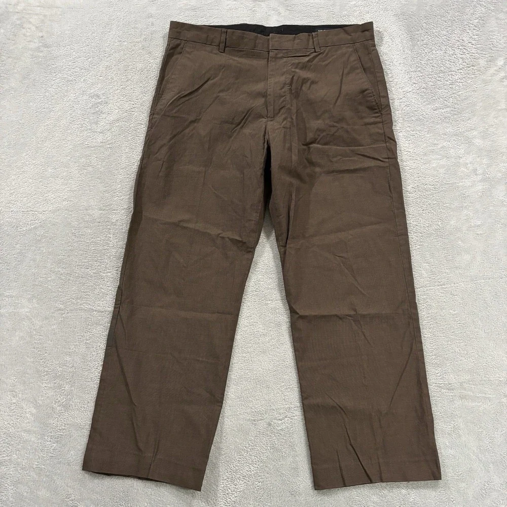 Banana Republic Dress Pants Men's 36 x 28* Brown Formal Event Relaxed Preppy